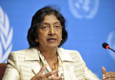 نافي بيلاي، المفوضة العليا لحقوق الإنسان في الأمم المتحدة